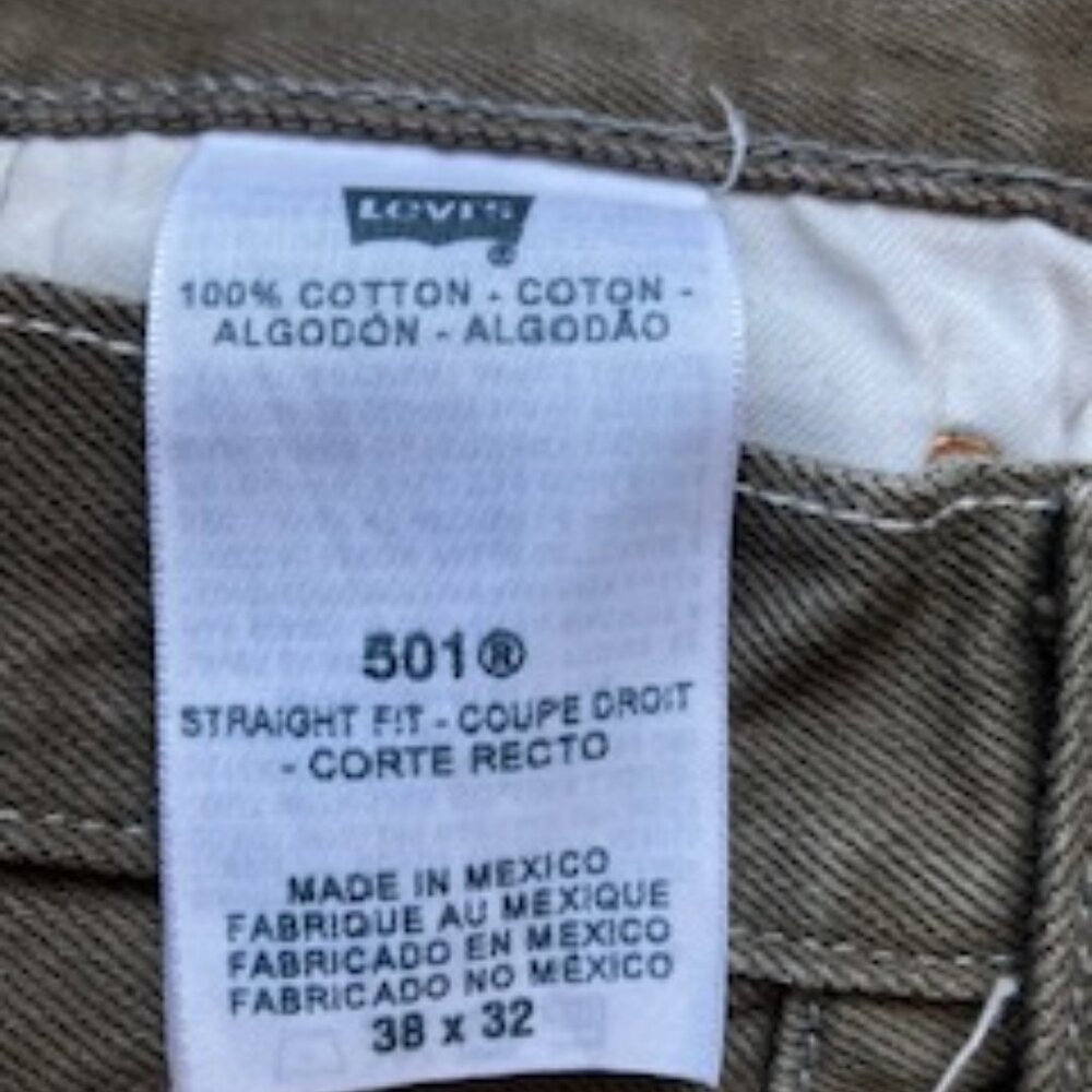 LEVIS 501 38x30 NWT